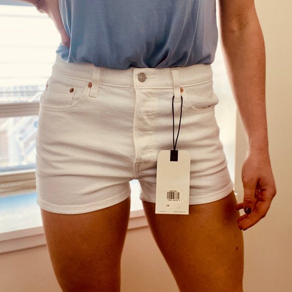 Levi's Pants - Levi’s White Denim Shorts